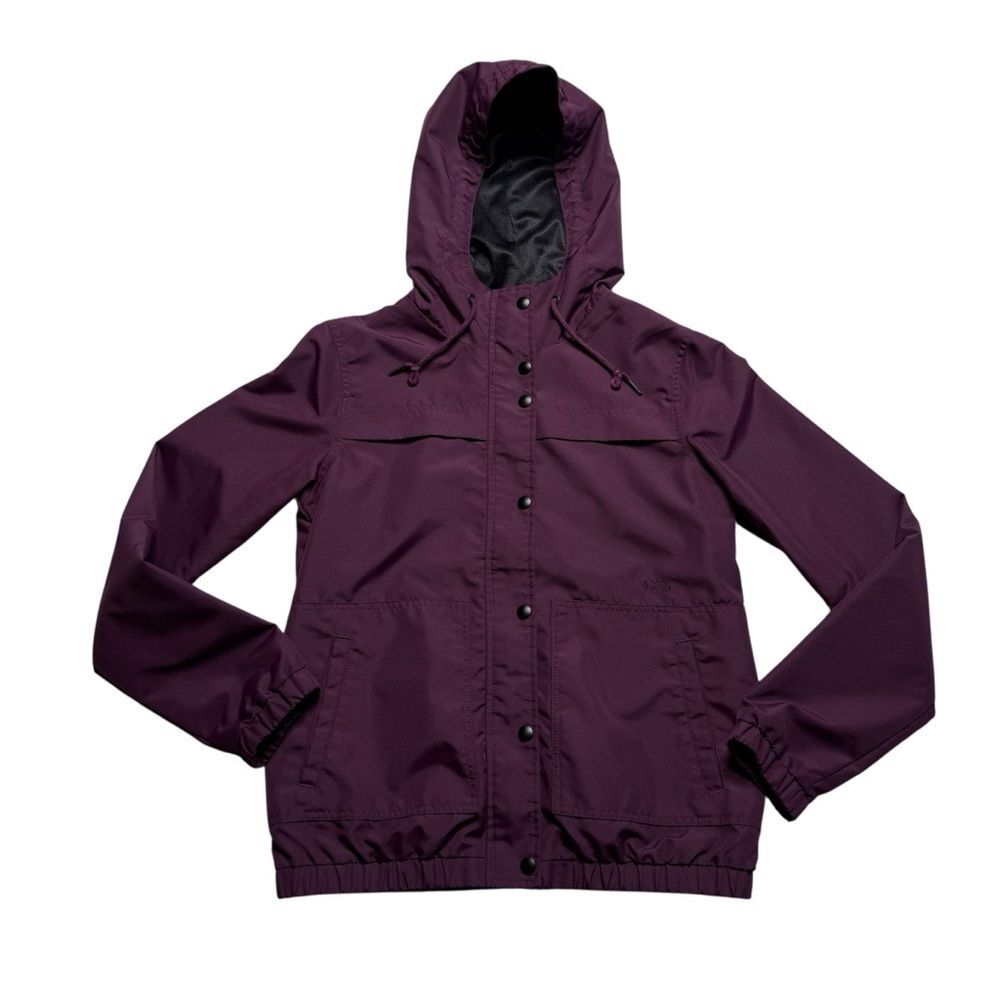 Volcom Women’s Hooded Jacket Plum Purple Surfer Beach Near New Sz XS